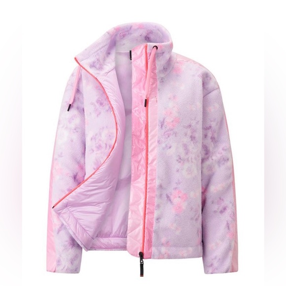 LoveShackFancy Jackets & Blazers - Bogner X LoveShackFancy Ninetta 2 Midlayer Floral Pink and Purple Jacket